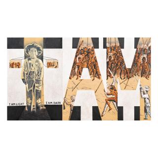 Gordon Bennett - Self Portrait (But I Always Wanted To Be One Of The Good Guys)