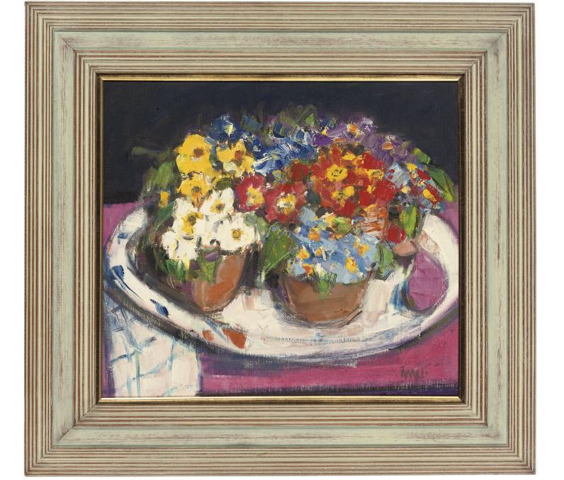 Gordon Bryce, R.S.A., R.S.W. - Primulas