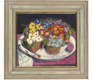 Gordon Bryce, R.S.A., R.S.W. - Primulas