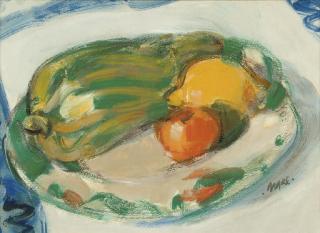 Gordon Bryce, R.S.A., R.S.W. - Still Life with Marrow