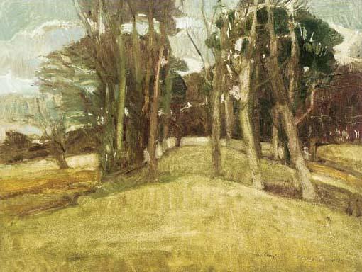 Gordon Bryce, R.S.A., R.S.W. - Trees at Cluny