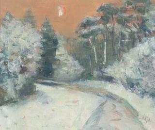 Gordon Bryce, R.S.A., R.S.W. - Winter, Bieldside