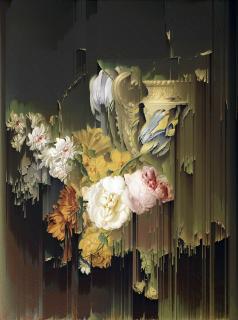 Gordon Cheung - New Order Flowers by a Stone Vase (after Peter Faes, 1786)