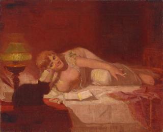 Gordon Coutts - Odalisque 13 x 16 in. unframed