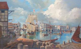 Gordon Ellis - High water - London Bridge 1600