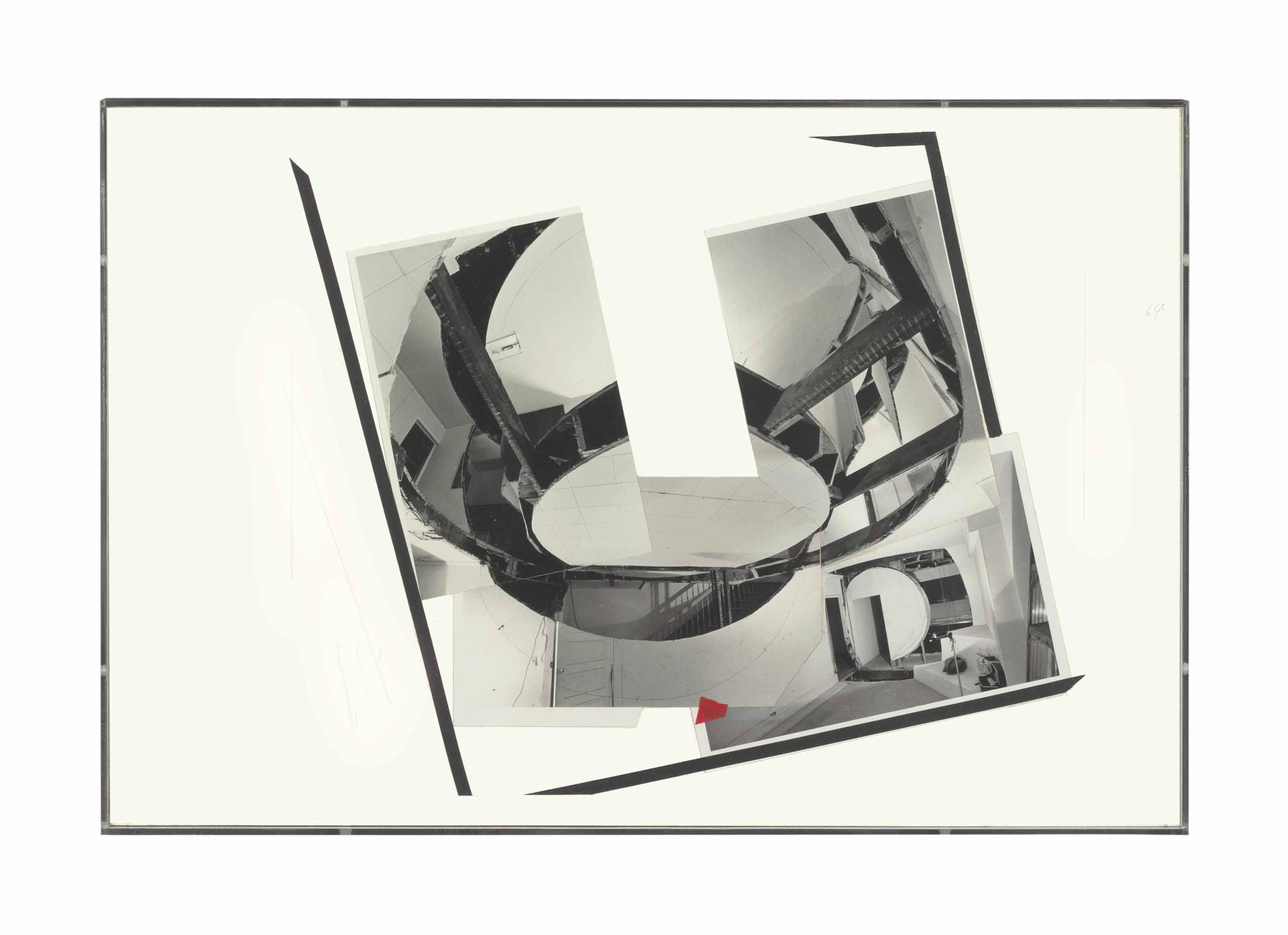 Gordon Matta-Clark - Collage For Exhibition Installation