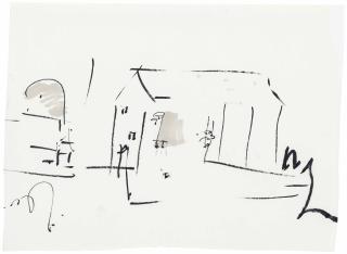 Gordon Matta-Clark - Untitled (Drawing for the \