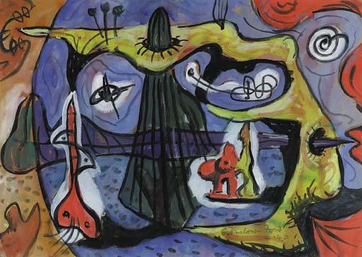 Gordon Onslow-Ford - Amorous Landscape