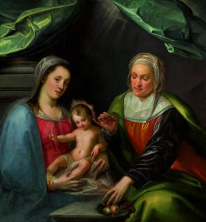 Gortzius Geldorp - The Virgin And Child With Saint Anne