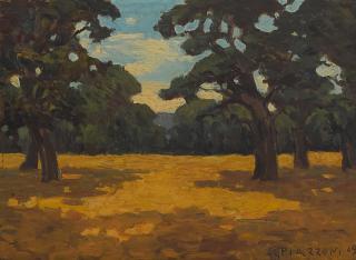 Gottardo Fidele Ponziano Piazzoni - The Oaks, Parkfield, California; Green-brae (a group of two)