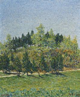 Gottardo Segantini - Alberi Di Primavera, 1920