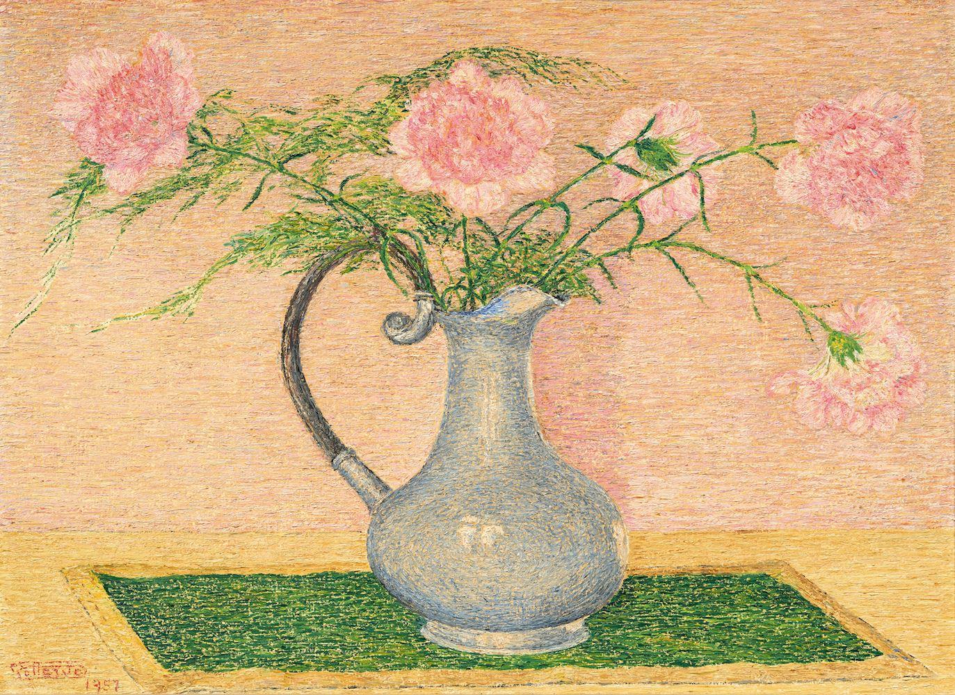 Gottardo Segantini - Blumenstillleben. 1957.