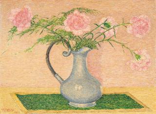 Gottardo Segantini - Blumenstillleben. 1957.