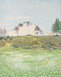 Gottardo Segantini - Frühlingslandschaft, 1939
