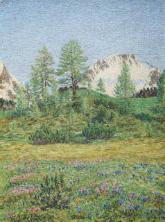 Gottardo Segantini - Maloja im Sommer, 1932