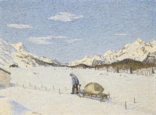Gottardo Segantini - Rückkehr Im Winter, 1955