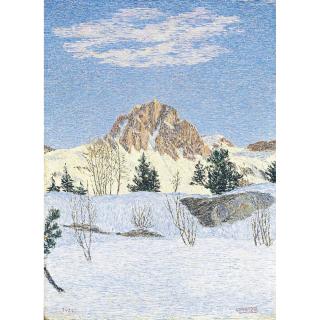Gottardo Segantini - Winterlandschaft, 1952 Winter Landscape, 1952