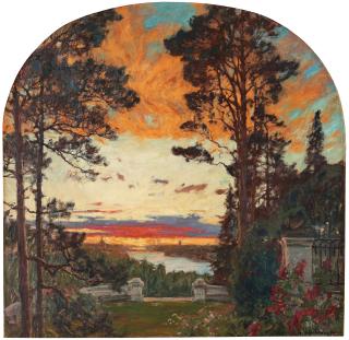 Gottfrid Kallstenius - Study for decorative painting in the foyer of The Royal Dramatic Theatre in Stockholm