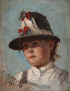 Gottfrid Kallstenius - Woman with hat