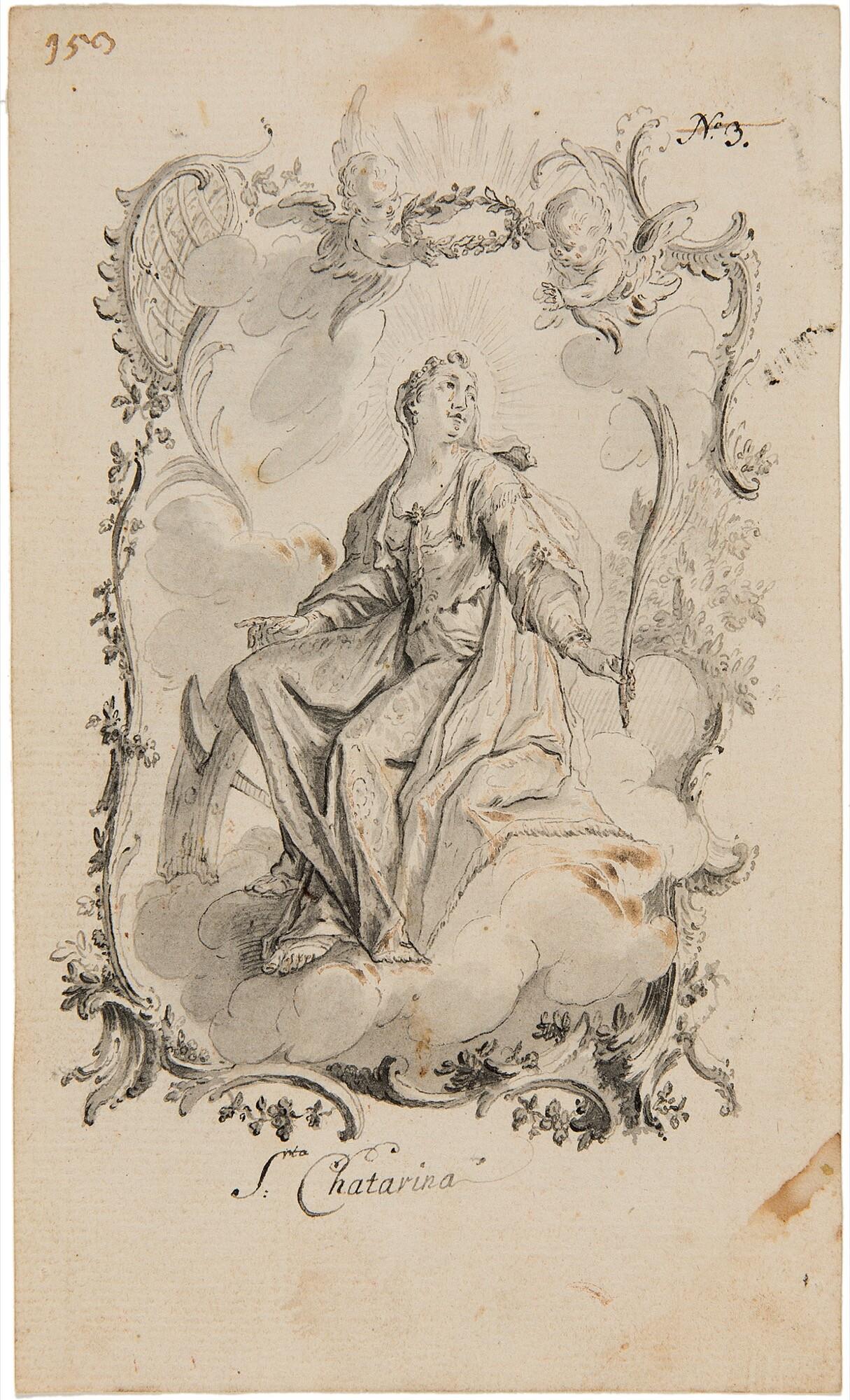 Gottfried Eichler d. J. - 3 Bll.: Santa Barbara – Santa Catherina – Santa Veronica.