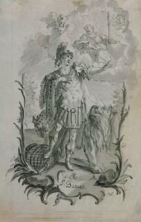 Gottfried Eichler d. J. - Darstellung eines Heiligen.