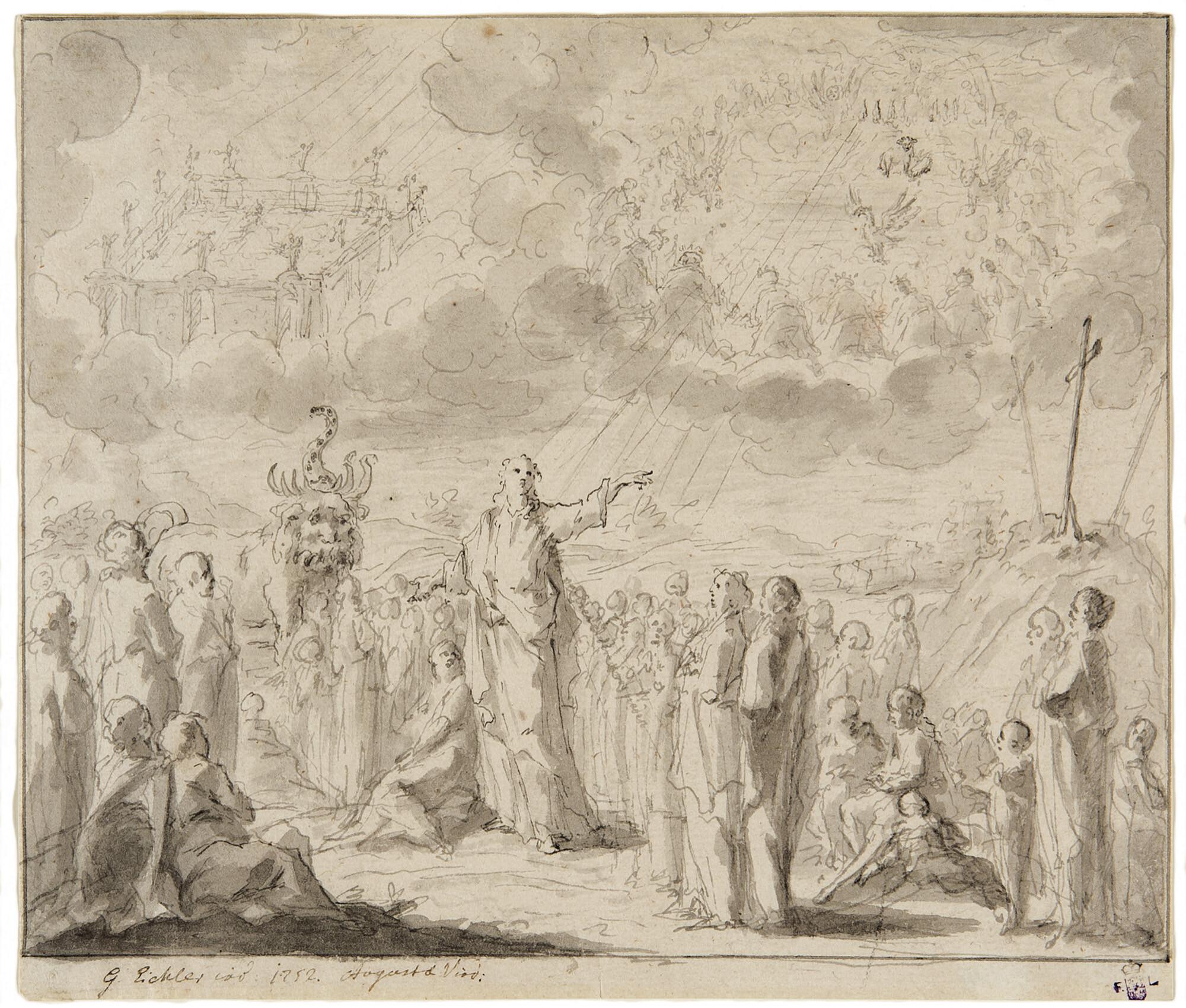 Gottfried Eichler d. J. - Szene aus der Apokalypse des Johannes.