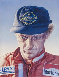 Gottfried Helnwein - Niki Lauda.