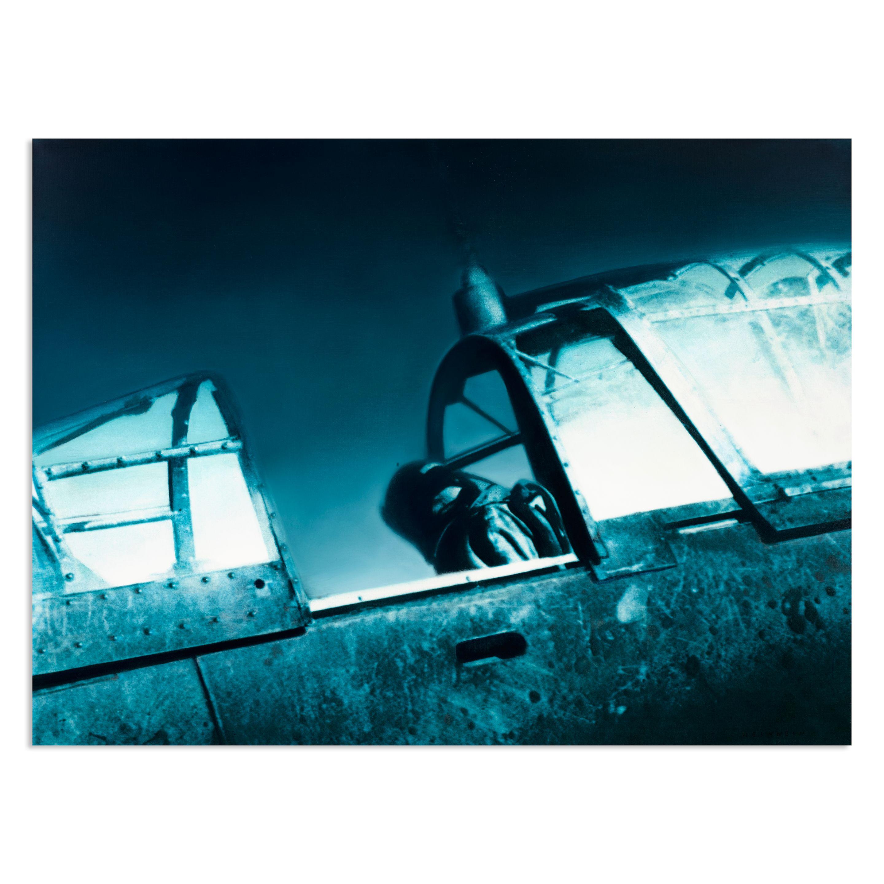 Gottfried Helnwein - Untitled (Soldier sitting in cockpit)