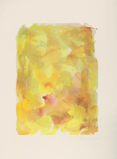 Gotthard Graubner - „Gelbe Komposition“.