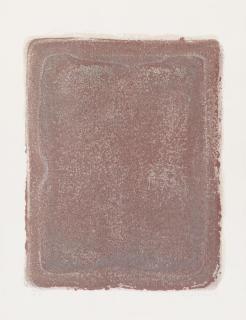 Gotthard Graubner - Ohne Titel (Violettgraues Kissen)