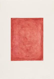 Gotthard Graubner - Rotes Kissen.