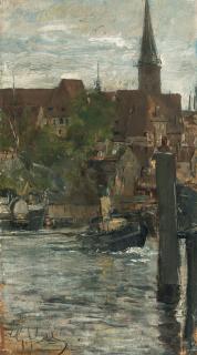 Gotthardt Johann Kuehl - Lübecker Hafen