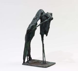 Gotthelf Schlotter - Sich putzender Kranich