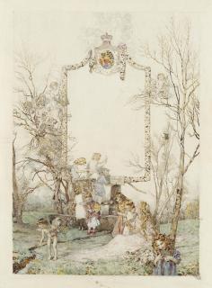 Gottlieb Theodor von Kempf-Hartenkampf - The Fairy Painters: study for a title page