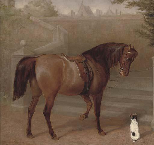 Gourlay Steell, R.S.A. - The doctor\'s pony