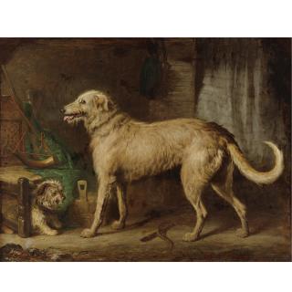 Gourlay Steell R.S.A. - The Hunting Hound