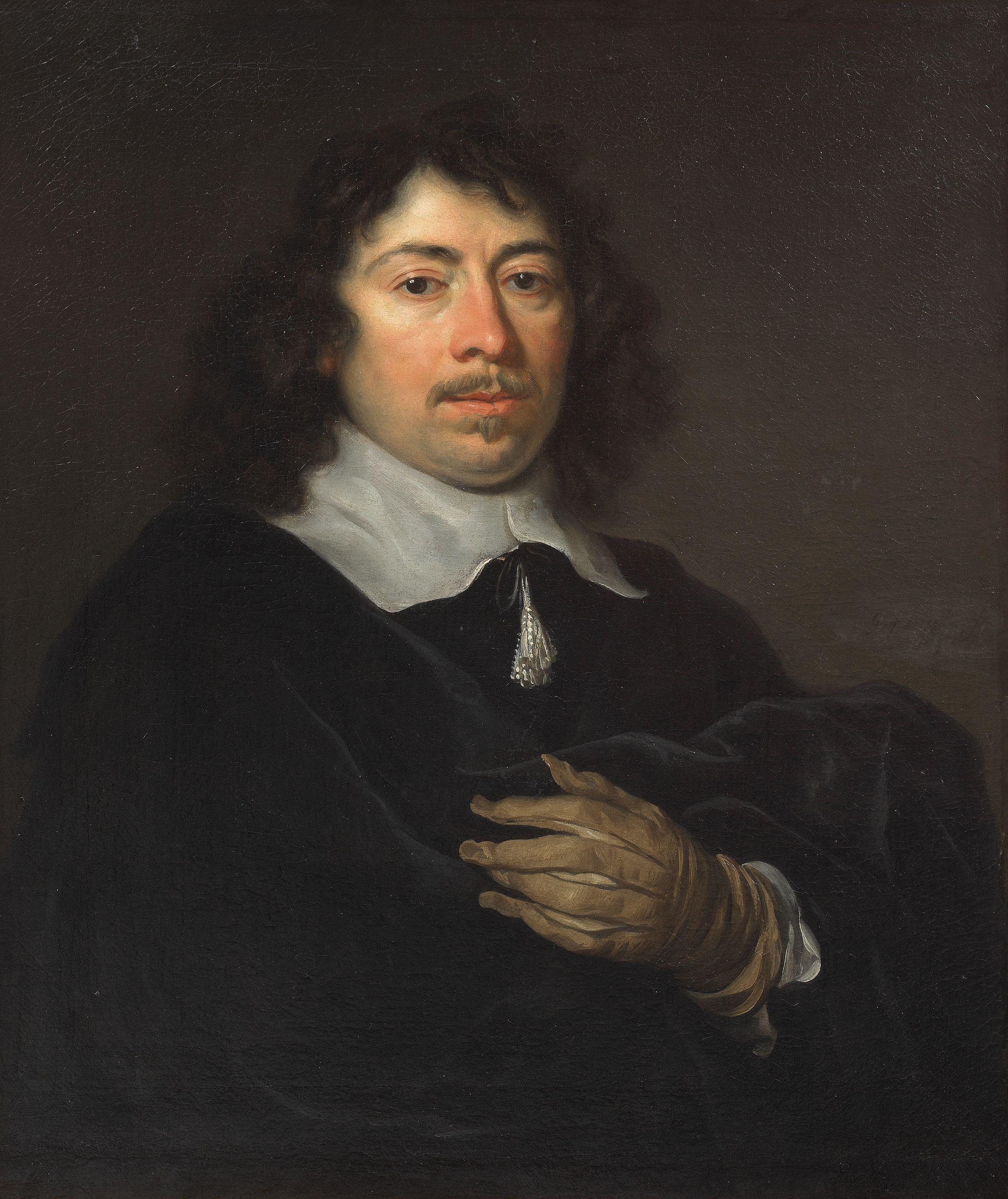 Govaert Flinck - Portrait of Jan de Saint Gilles (1609-1664), half-length, in black