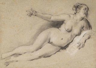 Govert Flinck - A Reclining Female Nude