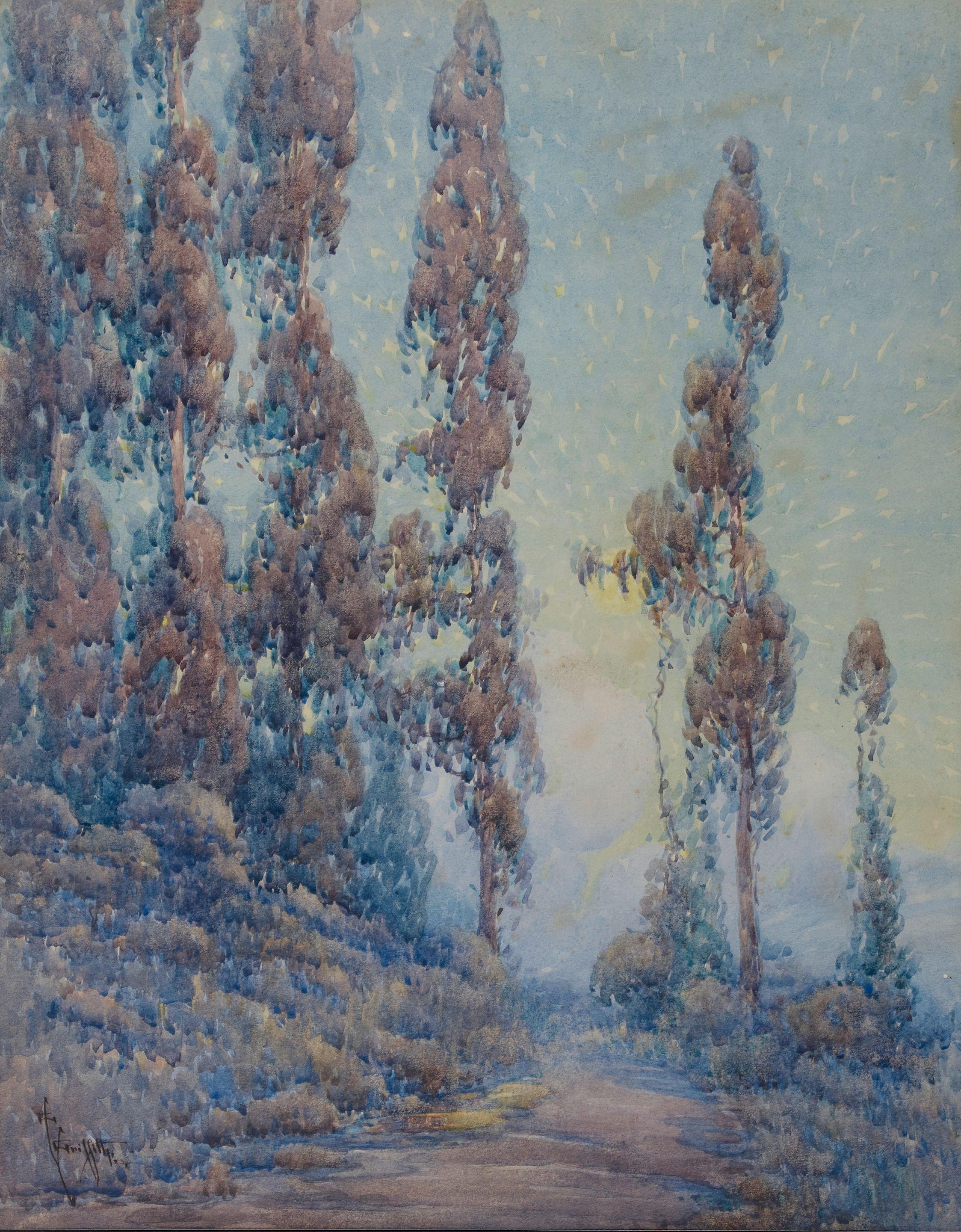 Grace Allison Griffith - Sunrise, Marin County sight 19 x 14 3/4 in. framed 27 1/4 x 22 3/4 in.