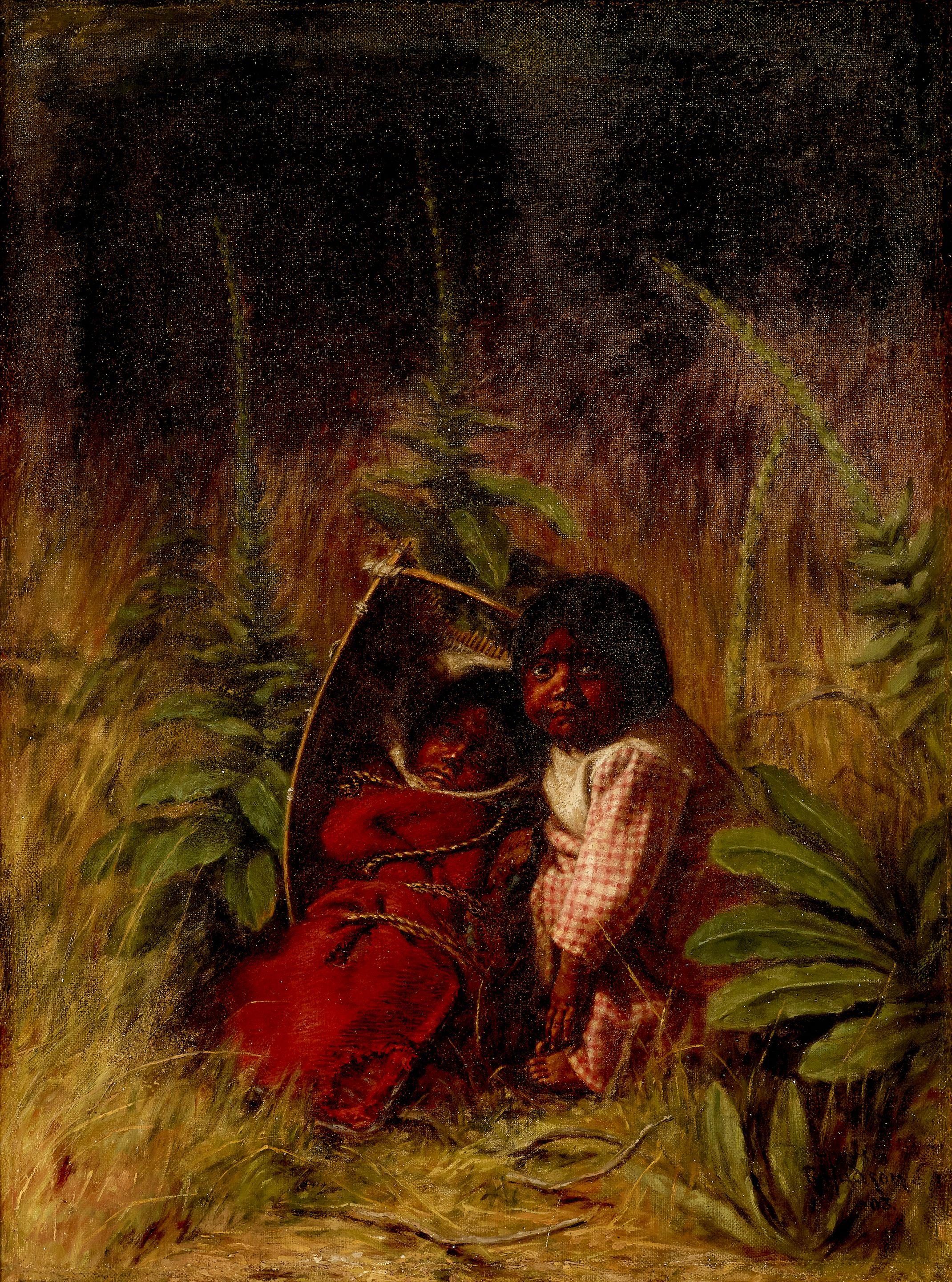 Grace Carpenter Hudson - Chi-Ka-Ka 20 x 15 in. framed 26 x 21 in.