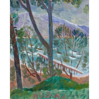 Grace Cossington Smith - Australian Boats At Evening, Bayview