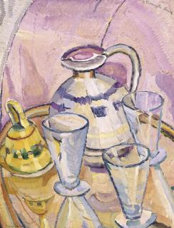 Grace Cossington Smith - Blue Glass