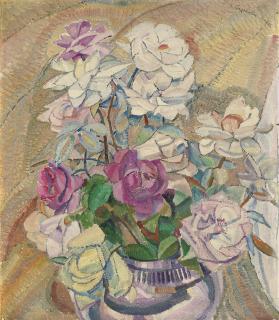 Grace Cossington Smith - Roses in a bowl