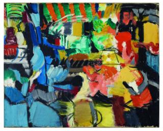 Grace Hartigan - City Life Study