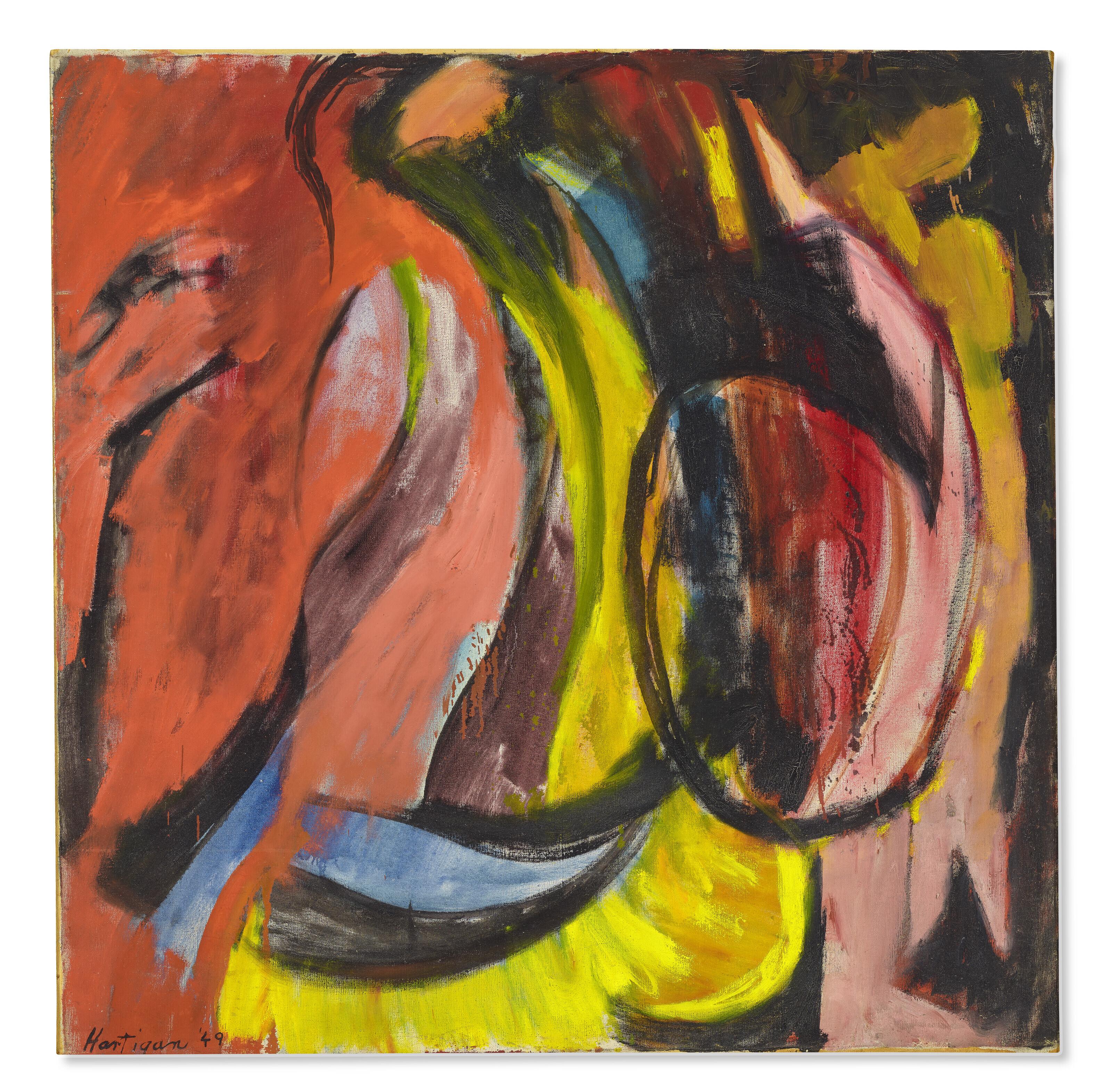 Grace Hartigan - Mexican Dancers