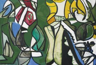 Grace Hartigan - The Suitor