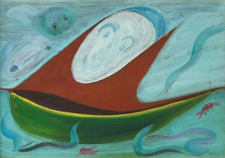 Grace Pailthorpe - Boat at sea