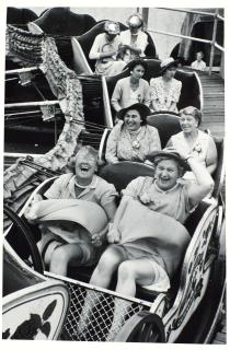 Grace Robertson - On The Caterpillar, Women\'S Pub Outing, Clapham, London, 1956