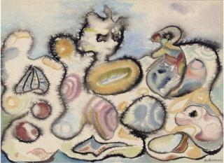 Grace W. Pailthorpe - Cromer - Abstract Composition May 1949