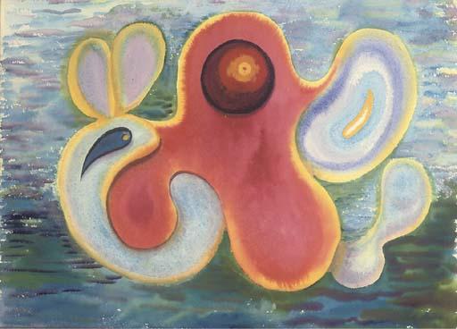 Grace W. Pailthorpe - No 4 1938 Abstract Composition 17 May 1938, No.6. Folio No.9